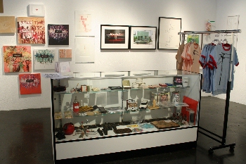 A wall and the showcase from GIFT SHOW at ANOTHER YEAR IN LA